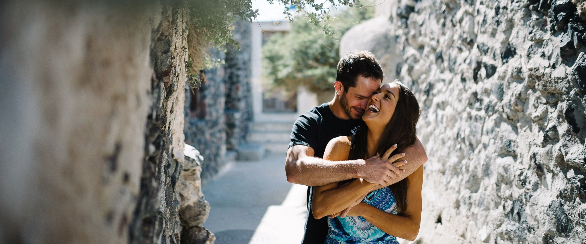 Mitch & Eva // Santorini Engagement Photographer
