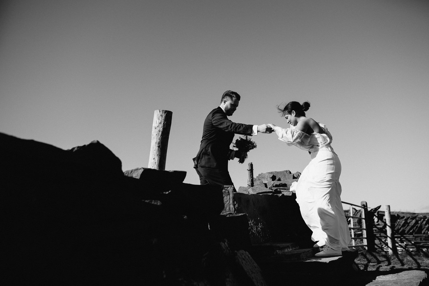 Elopement on the Cliffs of Moher Ireland wedding photographer