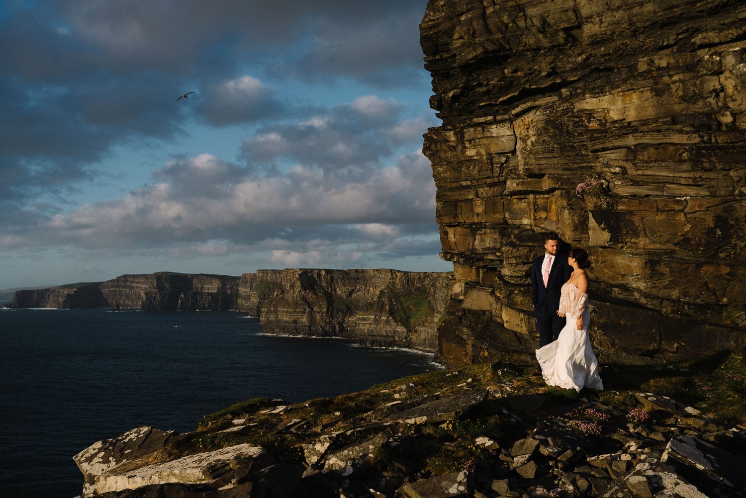 Elopement on the Cliffs Of Moher 