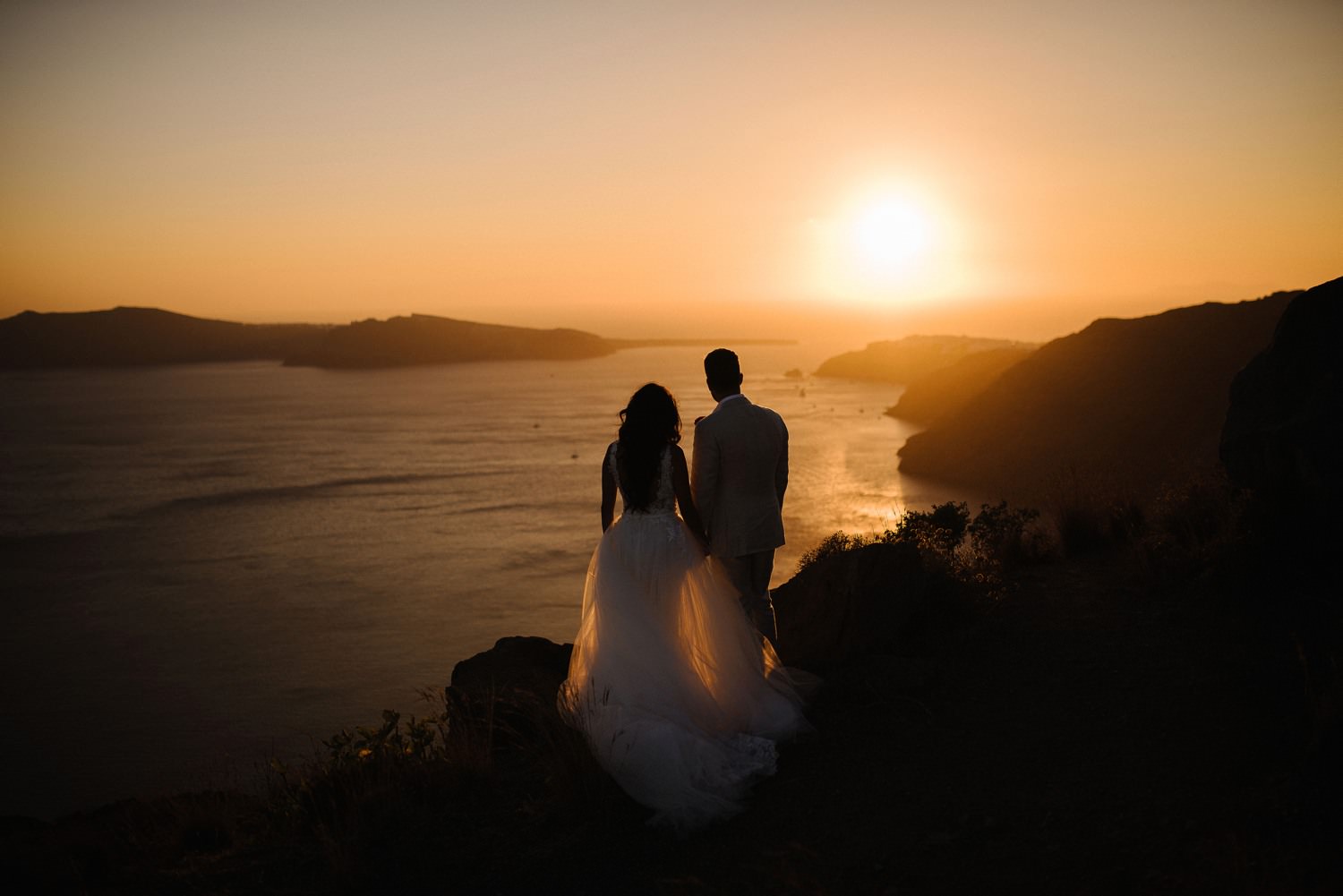Intimate Santorini Destination Wedding