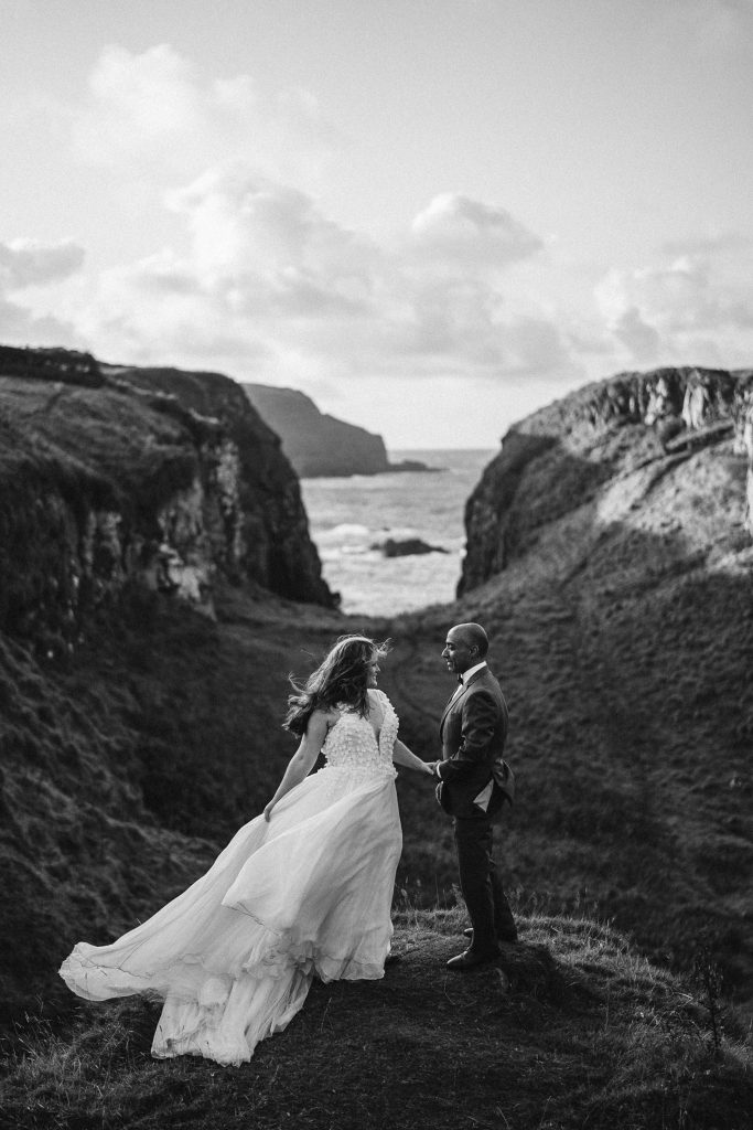 Northern Ireland anniversary session elopement photographer